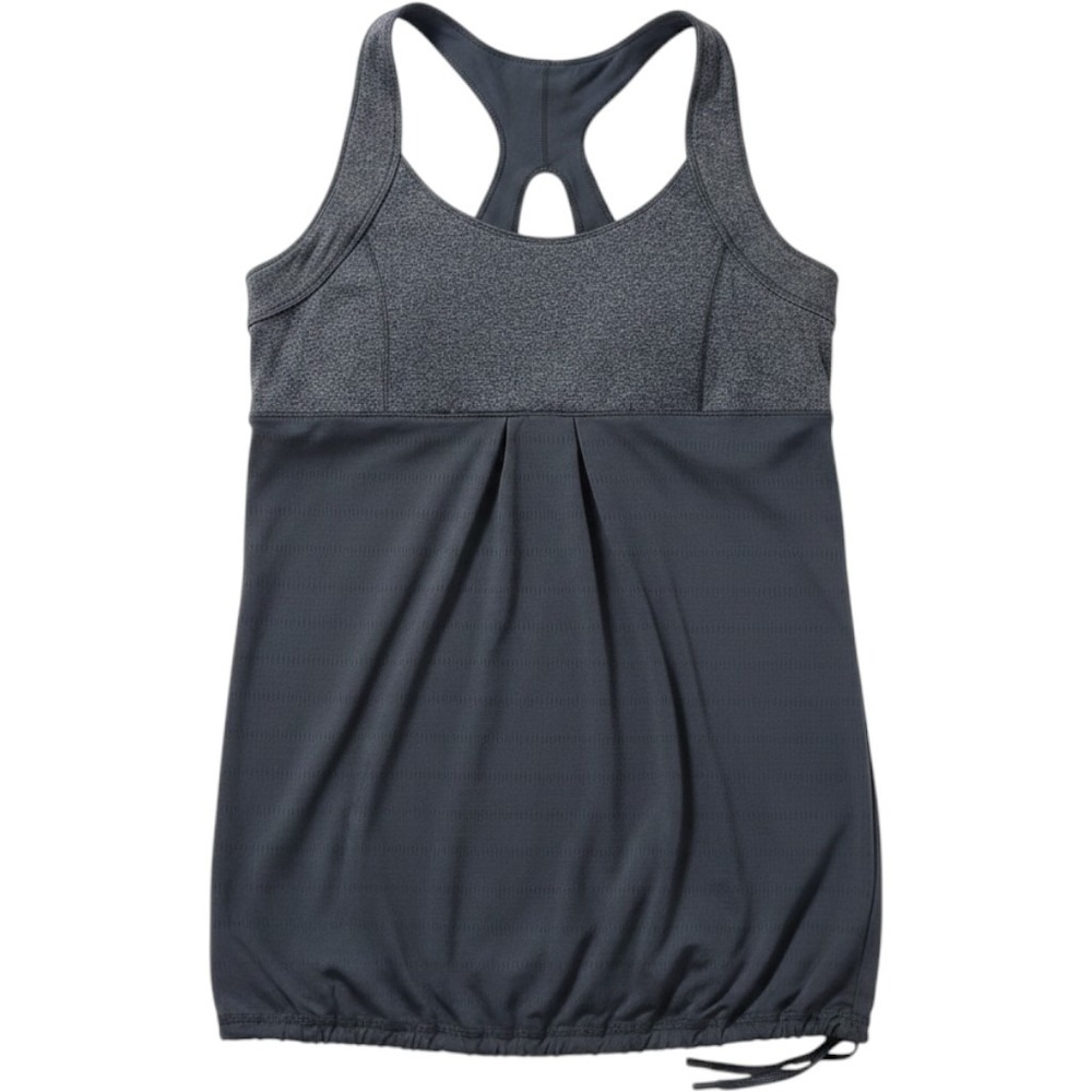 Old Navy Active Tank Top Womens M Grey Excellent Loose Fit Racerback Mesh Hem